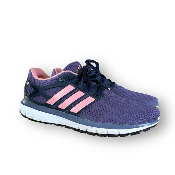 Adidas Energy Cloud WTC Womens Size 8.5 Blue Pink Lace Up Running Shoes BA7530 - Picture 1 of 10